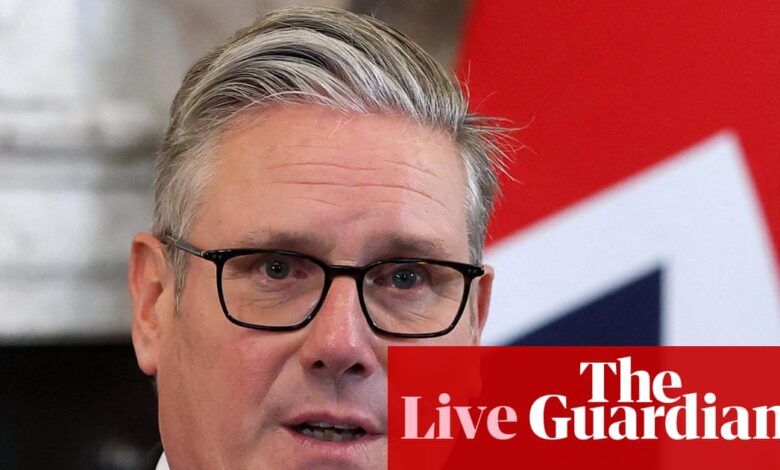 Keir Starmer set to announce UK recognition of Palestine later today – UK politics live | Politics