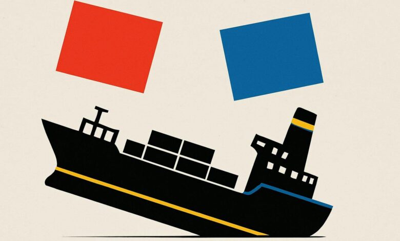 South Korea’s Shipbuilders And Tech Stocks Sink On Trade Tensions