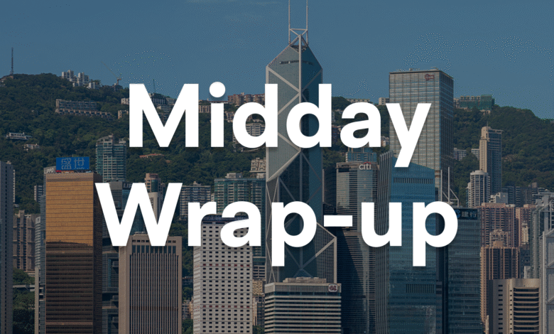 Hong Kong Stock Market Midday Review