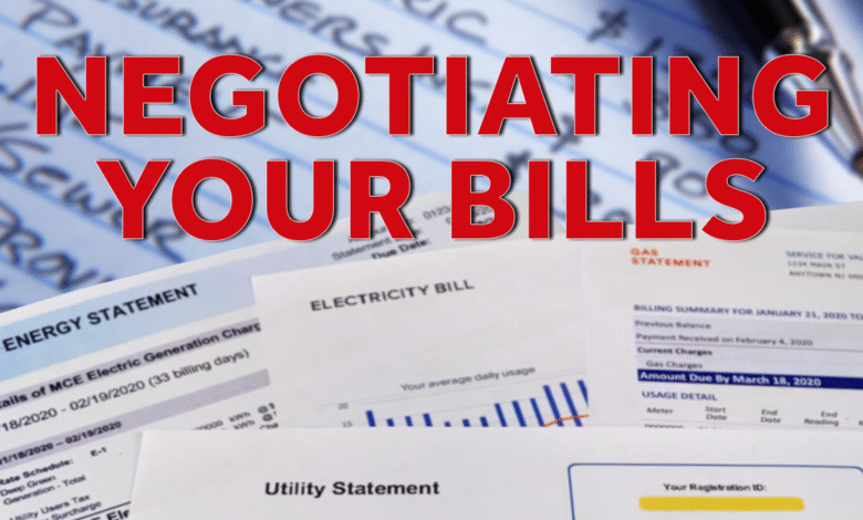 Start with your monthly bills Start with your monthly bills