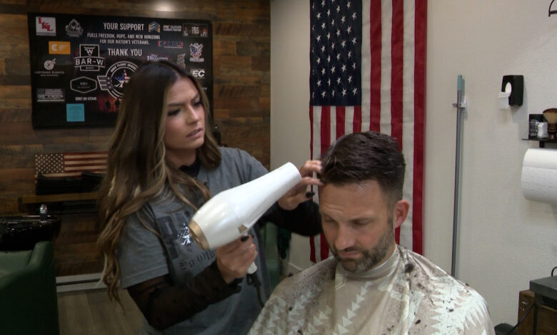 Utah barbershop donates day’s earnings to support veterans’ healing