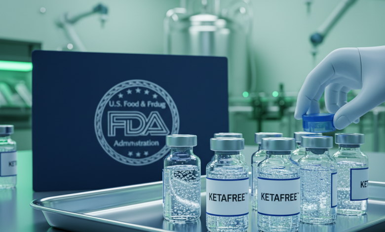 NRx Pharmaceuticals ANDA for KETAFREE received by FDA NRx Pharmaceuticals ANDA for KETAFREE received by FDA