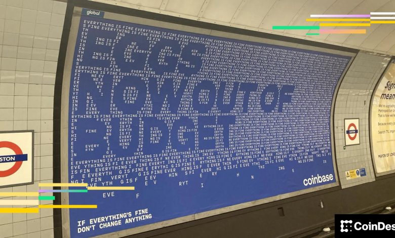 U.K. ad watchdog ASA bans Coinbase (COIN) ‘irresponsible’ crypto ads U.K. ad watchdog ASA bans Coinbase (COIN) ‘irresponsible’ crypto ads