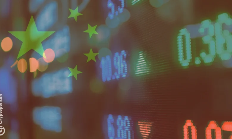 Chinese stocks surge on tech push while global markets tumble