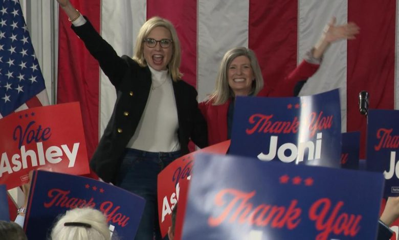 Sen. Joni Ernst, additional Iowa Republicans endorse Rep. Ashley Hinson for US Senate