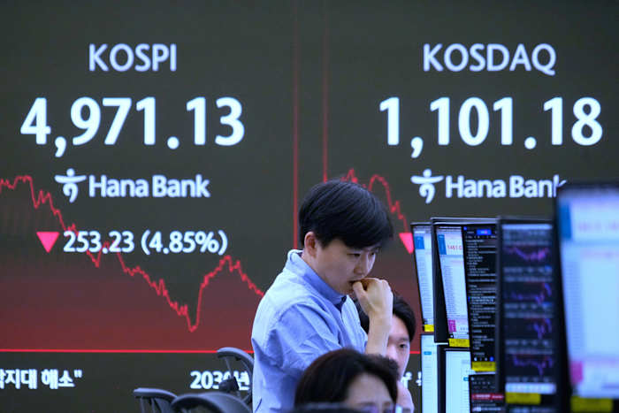 Bitcoin plunges up to 8% and South Korea’s Kospi sinks nearly 4% in the latest tech-led sell-off Bitcoin plunges up to 8% and South Korea’s Kospi sinks nearly 4% in the latest tech-led sell-off