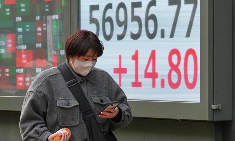 Global shares advance, while most Asian markets are closed for the Lunar New Year