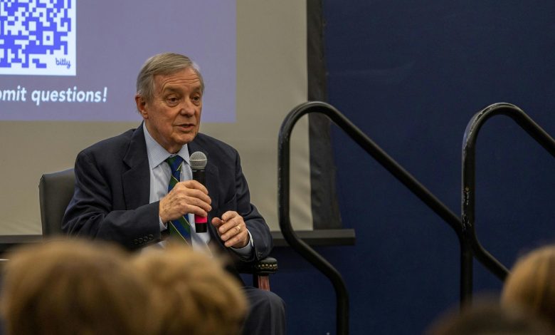 Senator Durbin Encourages Careers in Politics