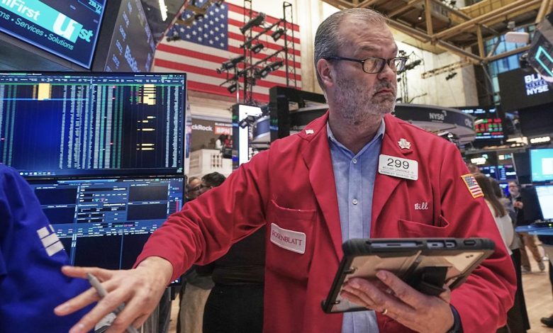 Wall Street weighs recent stock sell-off over disruption fears