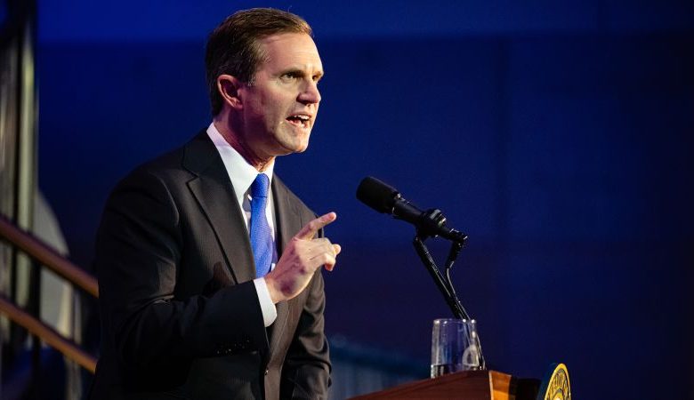 Kentucky Gov. Beshear takes jabs at JD Vance in his home state of Ohio