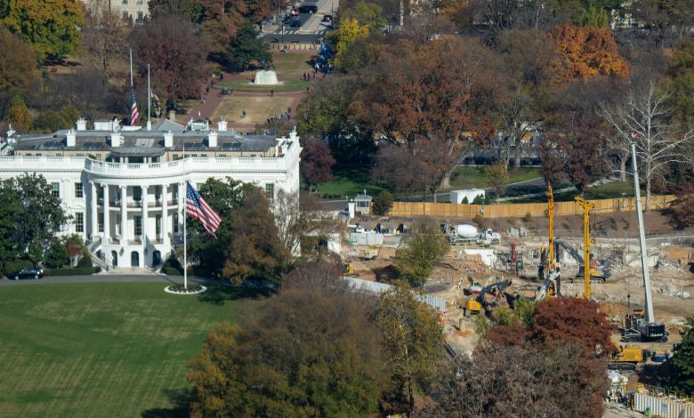 Judge told to reconsider national security implications of halting Trump’s White House ballroom