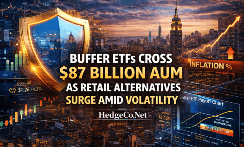 Buffer ETFs Cross  Billion AUM as Retail Alternatives Surge Amid Volatility: