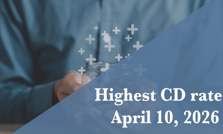 Top CD rates April 10, 2026: Lock in up to up to 4.20%
