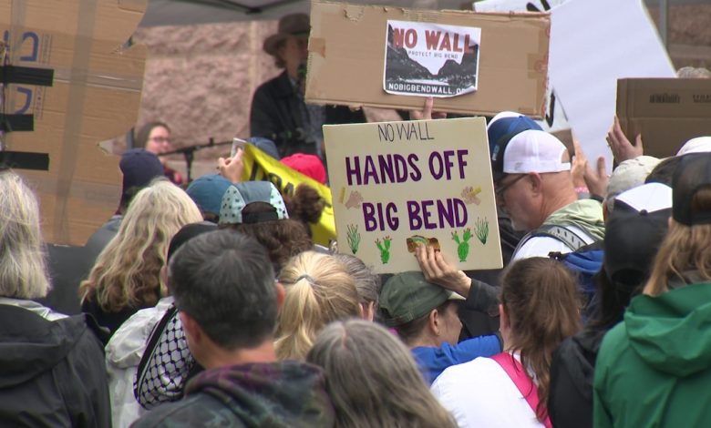 Bipartisan rally held at Texas Capitol to oppose proposed border wall near Big Bend National Park