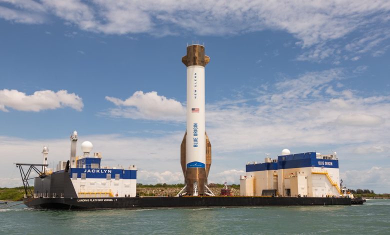 Blue Origin’s New Glenn rocket explodes on launchpad during ground test