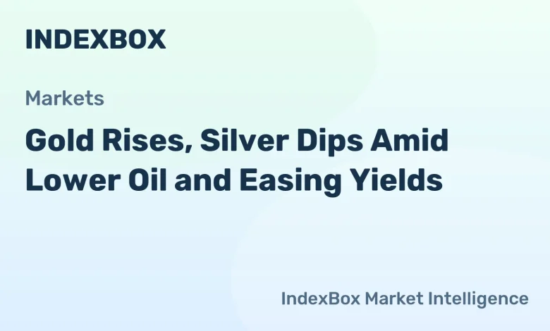 Gold Rises, Silver Dips Amid Lower Oil and Easing Yields | Market Update – News and Statistics