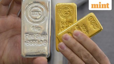 Gold, silver rates today: Comex gold drops 4/oz; silver tumbles /oz on oil-led inflation fears, firm US dollar