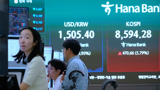 Global stocks soar and oil prices drop as U.S., Iran reach tentative deal to end war