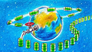 How will depleted global oil stocks be replenished?