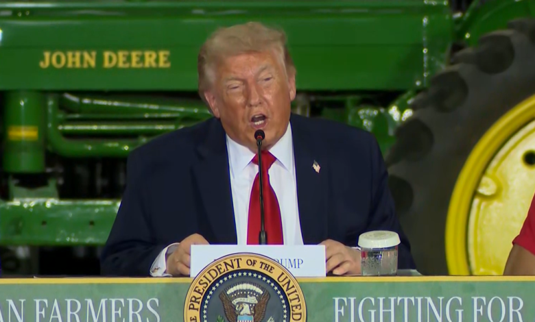 Trump highlights agriculture policies during roundtable event in Chippewa Falls | National Politics
