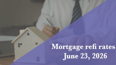 Current refi mortgage rates report for June 23, 2026