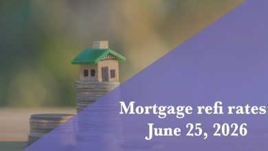 Current refi mortgage rates report for June 25, 2026