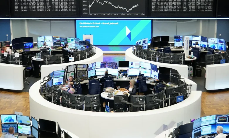 European shares snap four-week winning streak on tech selloff, US-Iran war