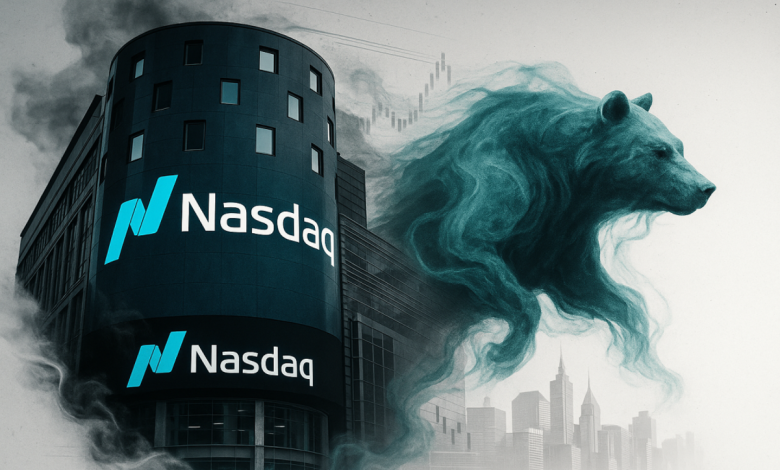 Nasdaq Index and S&P500: Chip Selloff Drives Stock Market Lower as Tech Stocks Face Pressure
