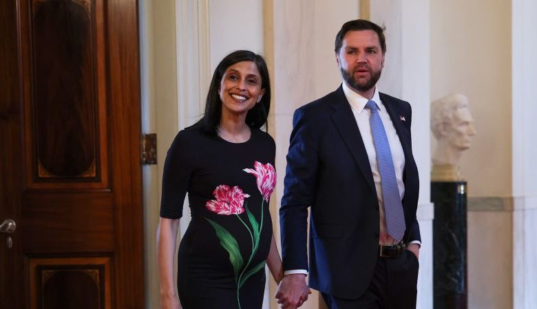 Usha Vance gives birth to fourth child, vice president announces