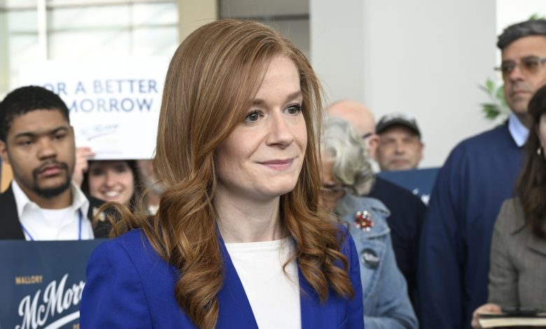 Democrat Mallory McMorrow suspends her Michigan Senate campaign and scrambles the pivotal race